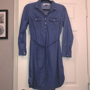 Old Navy Maternity Chambray Dress size small